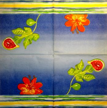 TF-256 Tropische Früchte - 3-lagig - 40x40cm